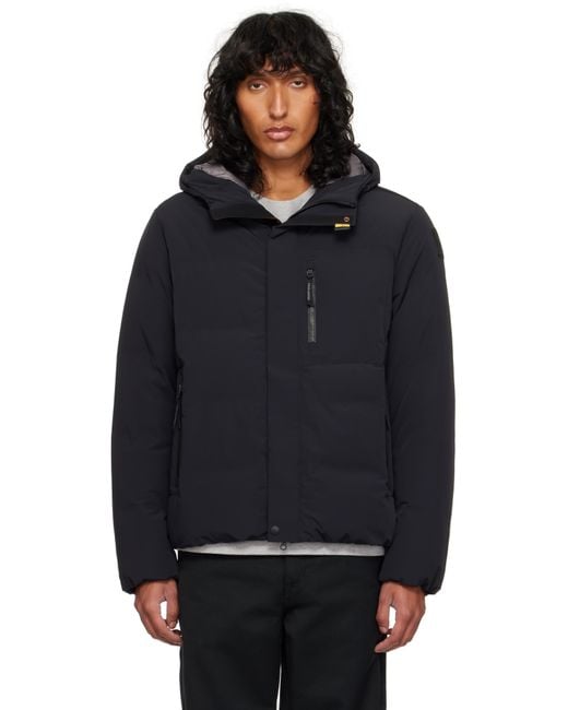 Parajumpers Black Taiga Down Jacket for men