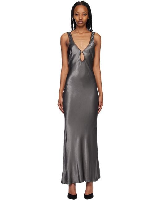 Bec & Bridge Black Bec + Bridge Celestial Keyhole Maxi Dress