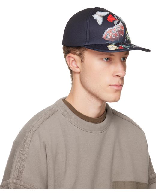 Undercover Gray Seasonal Print Cap for men