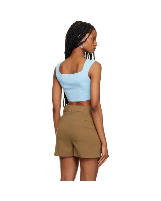 Sportmax Multicolor Blue Fulmine Tank Top