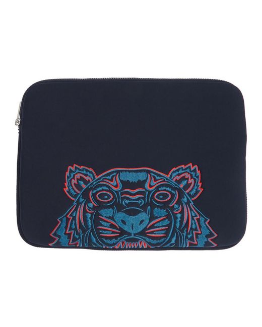 Pochette pour ordinateur portable bleu marine Tiger KENZO pour homme en  coloris Bleu | Lyst