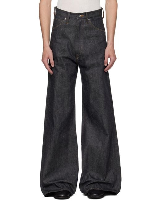 TAIGA TAKAHASHI Lot.705 Jeans in Black for Men | Lyst