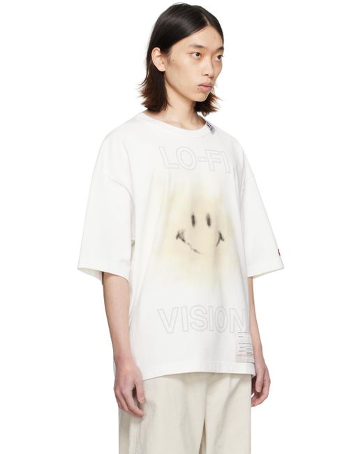 Maison Mihara Yasuhiro White Miharayasuhiro 'lo-fi Vision' T-shirt for men