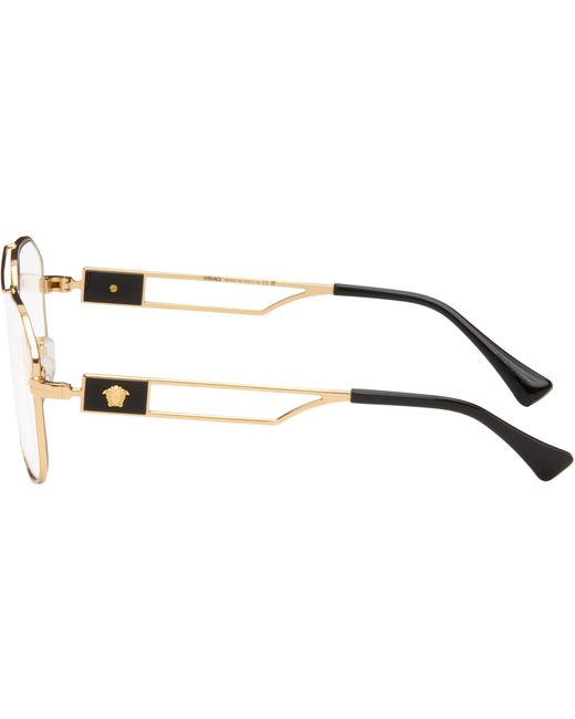 Versace Brown Medusa Glasses for men