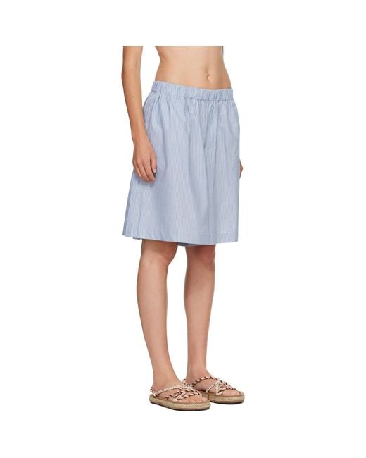 Baserange Blue Claude Shorts