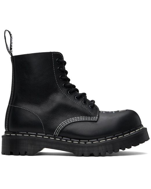 Dr. Martens Black 1460 Pascal Bex Exposed Steel Toe Boots for men