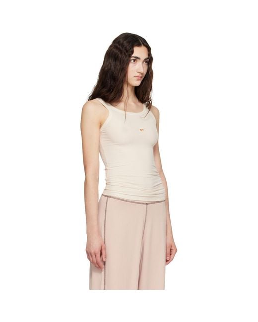 Baserange Natural Off- Heart Tank Top