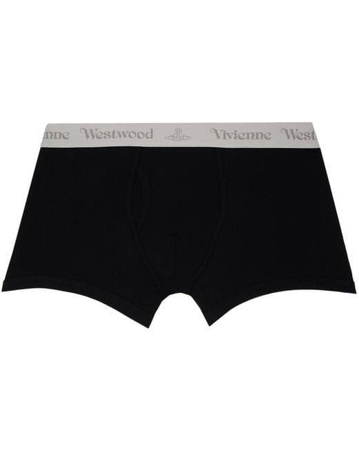 Ensemble de deux boxers noirs Vivienne Westwood pour homme en coloris Black