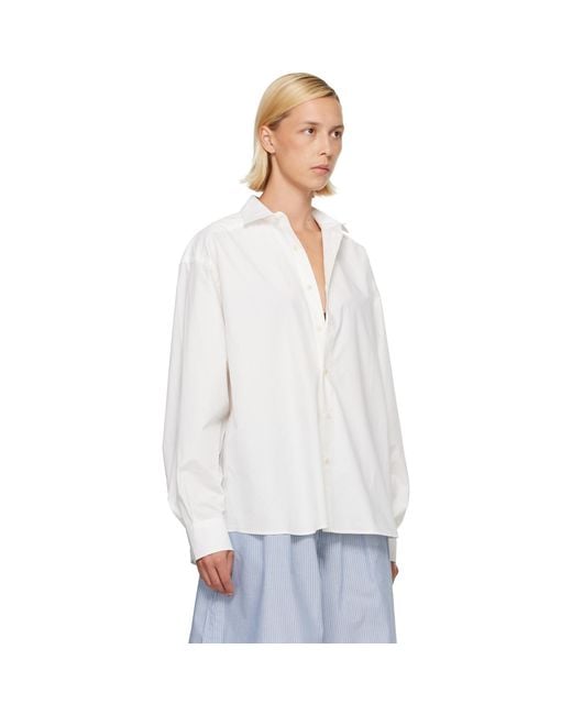 Baserange White Off- Claude Shirt