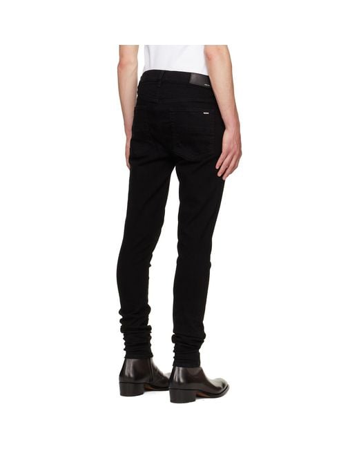 Amiri Black Stack Jeans for men