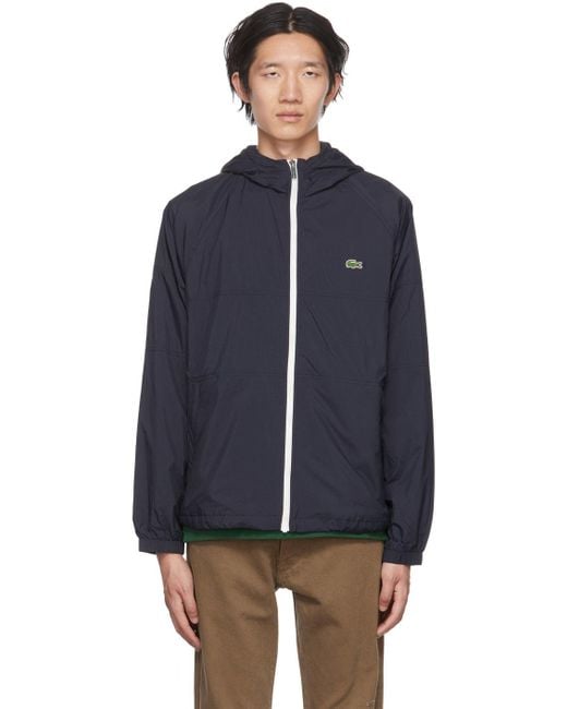 Lacoste Synthetic New Classic Jacket in Blue for Men | Lyst Canada