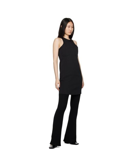 RECTO. Black Peony Minidress
