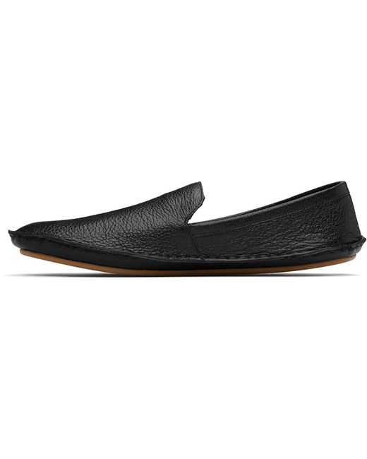 The Row Black Vasko Slip On Loafers for men