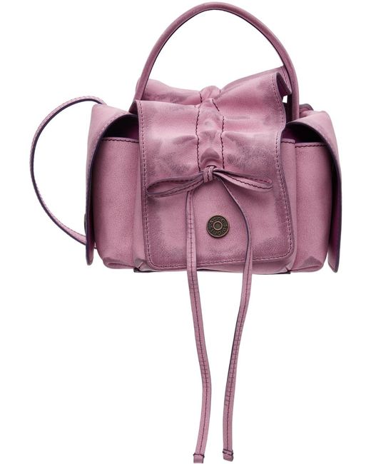 Acne Pink Mini Multipocket Bag