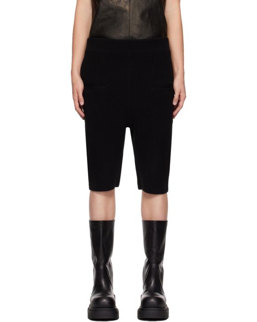 Rick Owens Black Porterville Headon Shorts for men