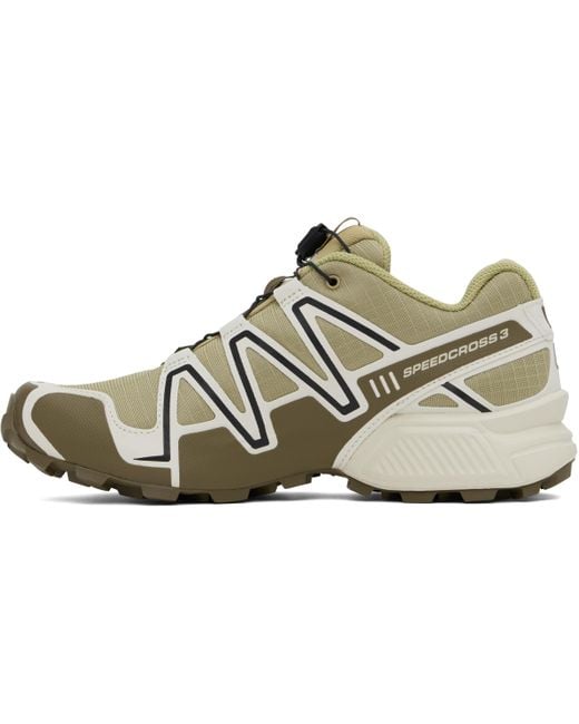 Salomon Black Khaki Speedcross 3 Sneakers for men