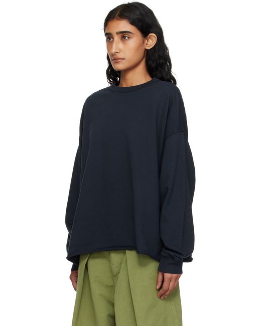 YMC ネイビー Studio スウェットシャツ Blue