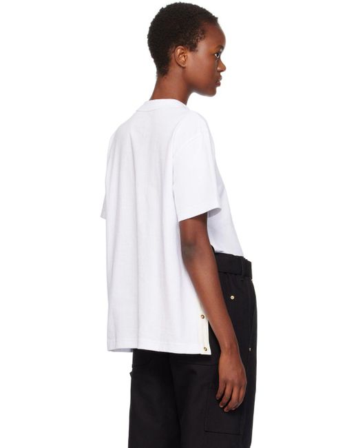 Sacai White Carhartt Wip Edition T-shirt | Lyst