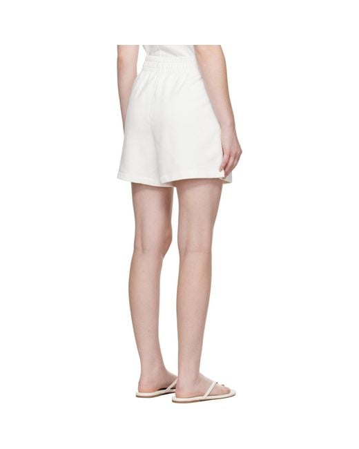 Anine Bing White Off- Kam Shorts