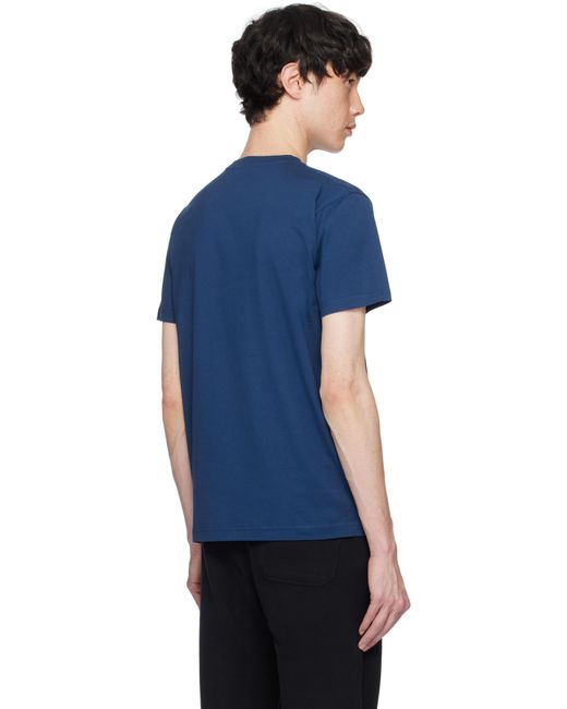 メンズ Sunspel ブルー Riviera ミッドウェイト Tシャツ Blue