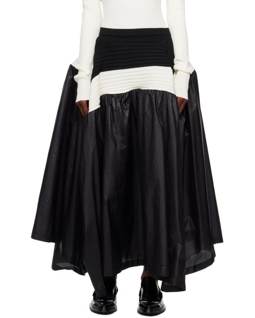 Issey Miyake Black Square Scheme-2 Maxi Skirt
