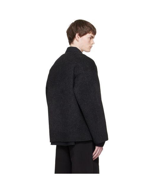 Entire studios Black Jool Jacket for men