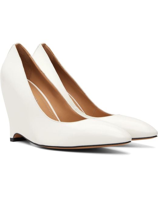 Maison Margiela White Heel-Less Pump Heels