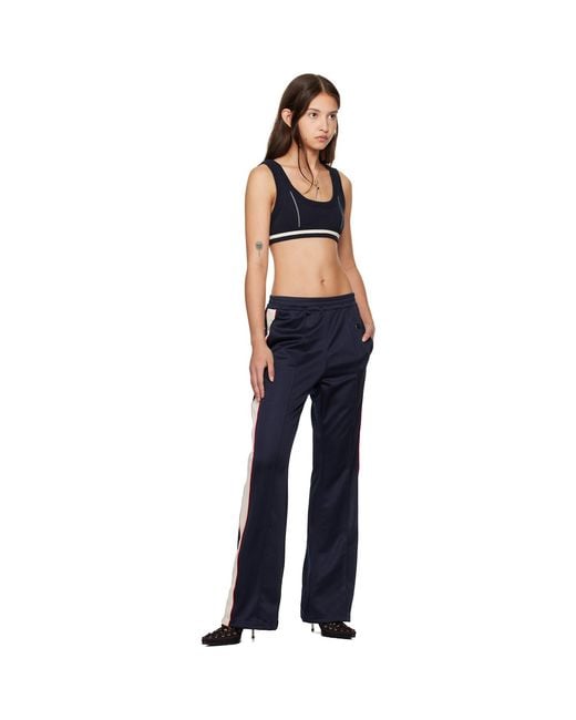 Ambush Black Contrast Stitch Bra Top