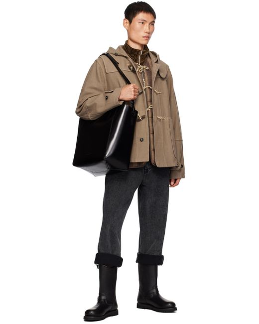 Our Legacy Natural Cropped Duffel Jacket for men