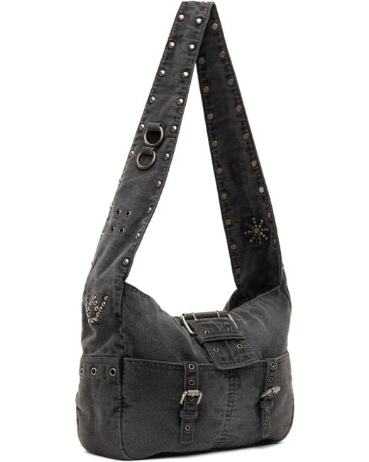OPEN YY Stud Bag in Black | Lyst