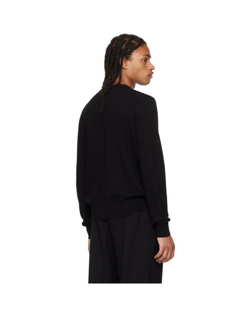 The Row Black Benji Sweater for men