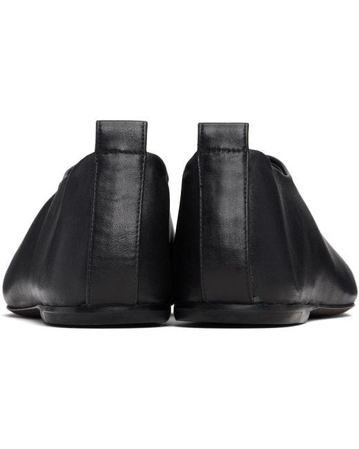 Dries Van Noten Black Square Toe Loafers