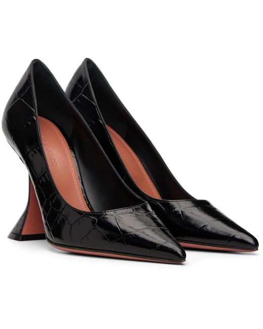 AMINA MUADDI Black Ami Pump 95 Heels