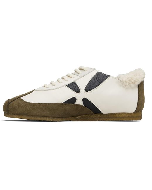 STEFAN COOKE Black Off- Slashed Trainer Sneakers