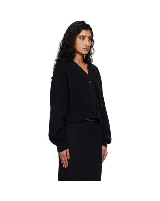 YMC Black Computer Cardigan