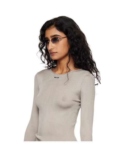 Miu Miu Black Collection' Sunglasses