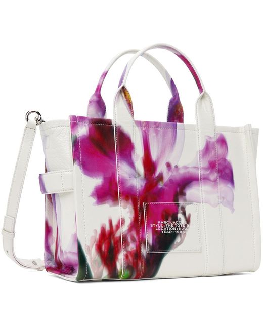 Marc Jacobs Pink 'The Future Floral Leather Medium' Tote