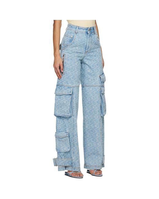 Gcds Blue Ultracargo Jeans
