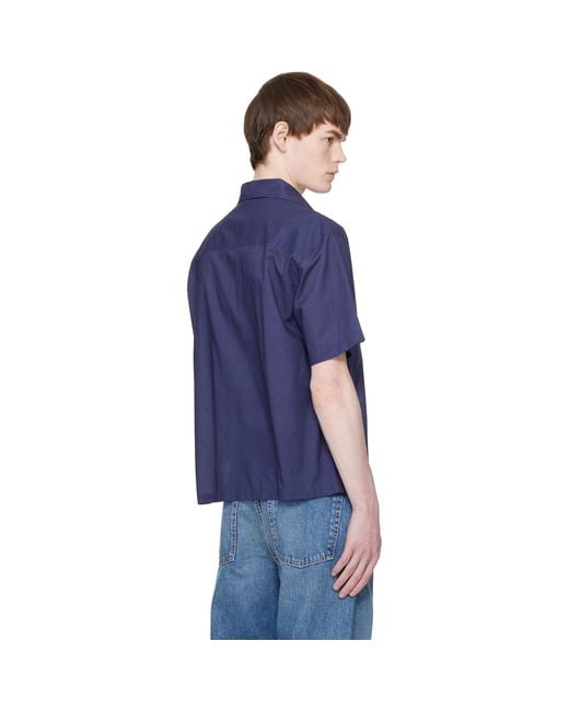 Carne Bollente Blue Sadao Hasegawa 'In' Shirt for men