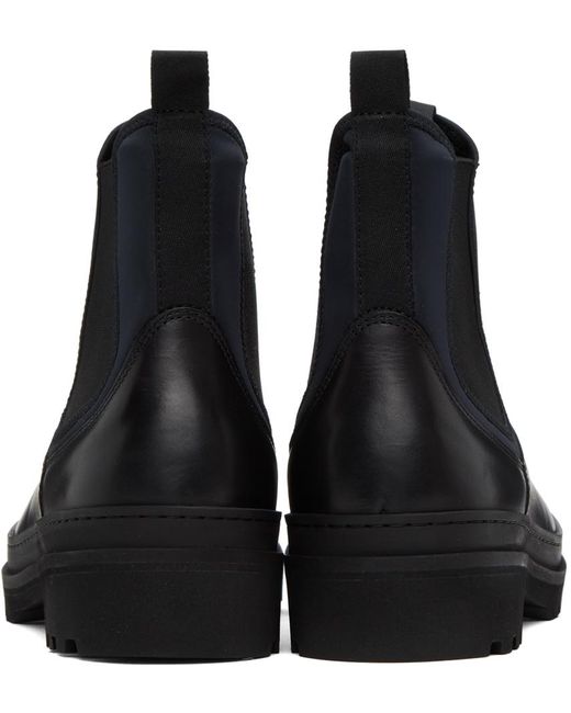 A.P.C. . Black Adrien 2.0 Chelsea Boots for men