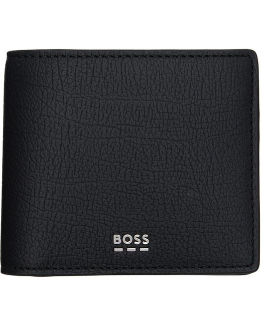 Boss Black Logo-Lettering Wallet for men