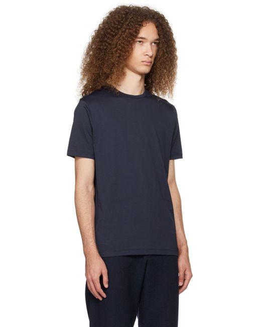メンズ Sunspel ネイビー Classic Tシャツ Blue