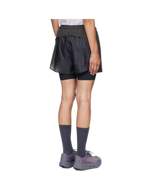 Post Archive Faction PAF Gray On Edition Zero 2-In-1 Shorts