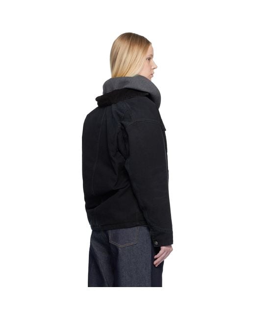Carhartt Black Og Michigan Chore Jacket