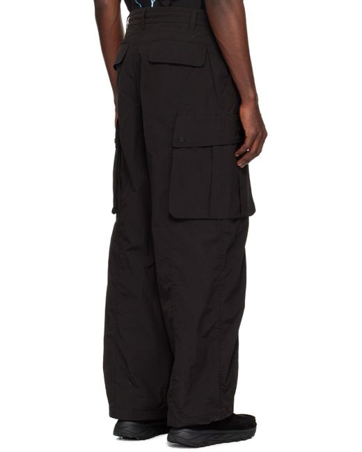 Pantalon cargo incurvé noir Wooyoungmi pour homme en coloris Black