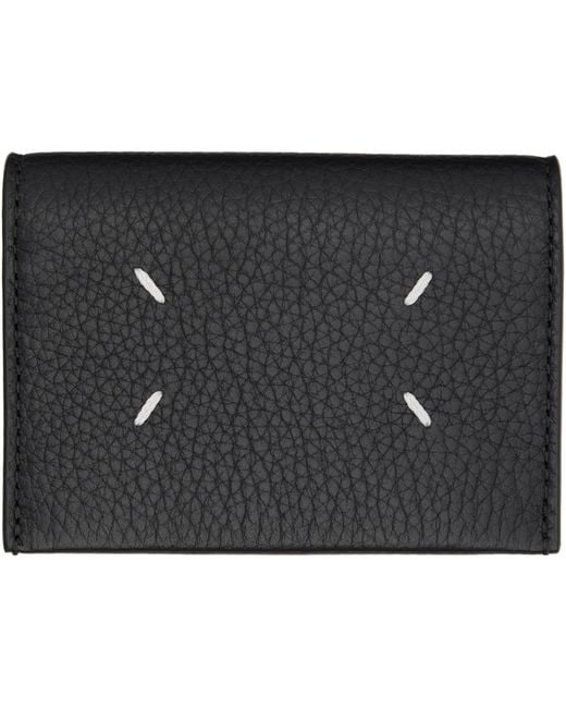 Maison Margiela Black Small Card Holder for men