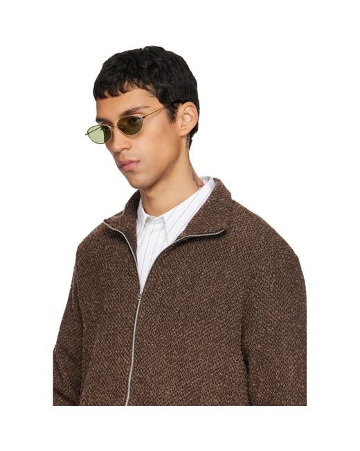 Retrosuperfuture Black Uovo Sunglasses for men
