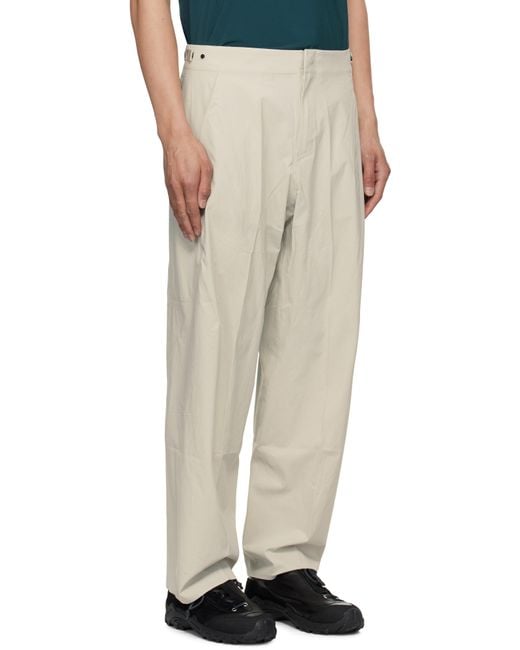 Veilance White Off- Spere Lt Cargo Pants for men