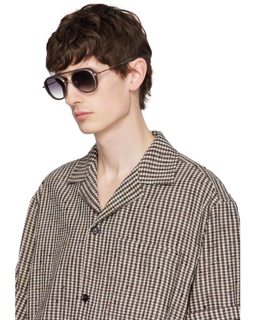 Dita Eyewear Black Spacecraft Sunglasses for men
