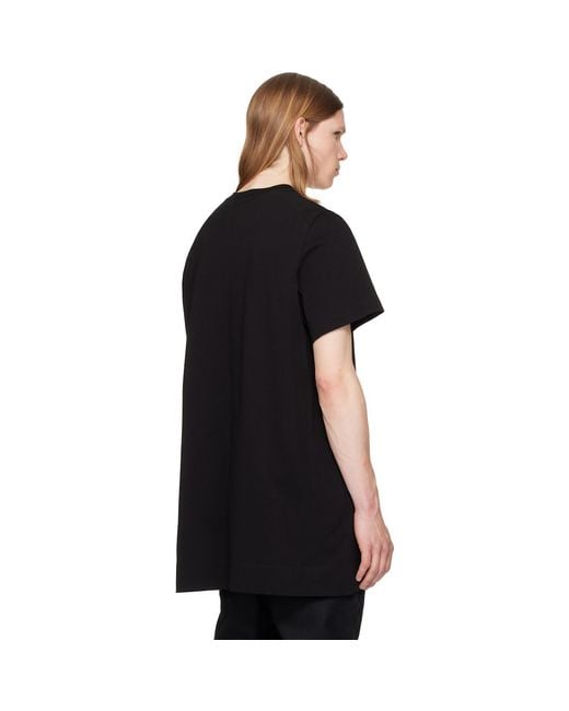 Julius Black Flare T-Shirt for men